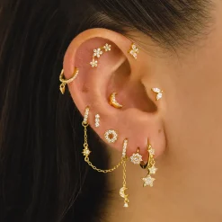 PENDIENTES UNA GOLD
