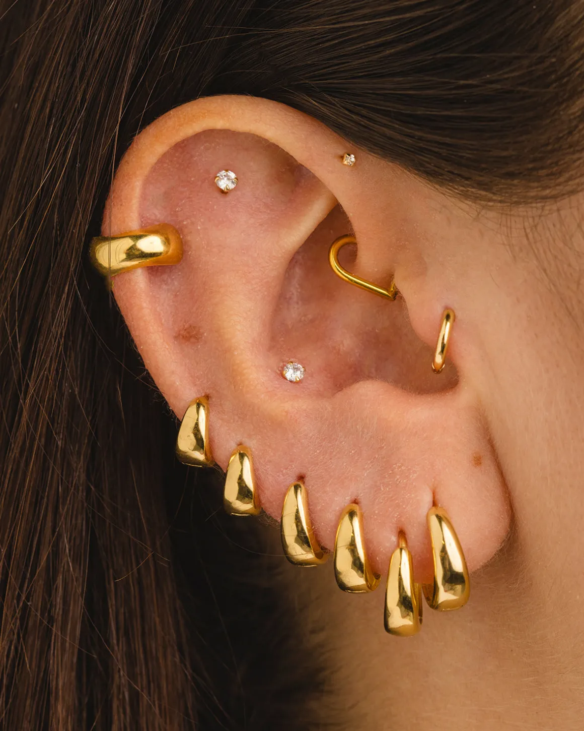 PENDIENTES URA M SILVER