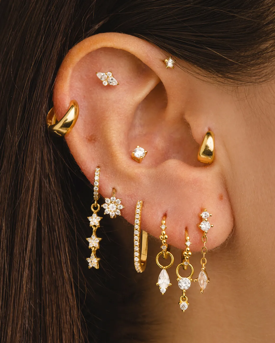 PENDIENTES URA S GOLD