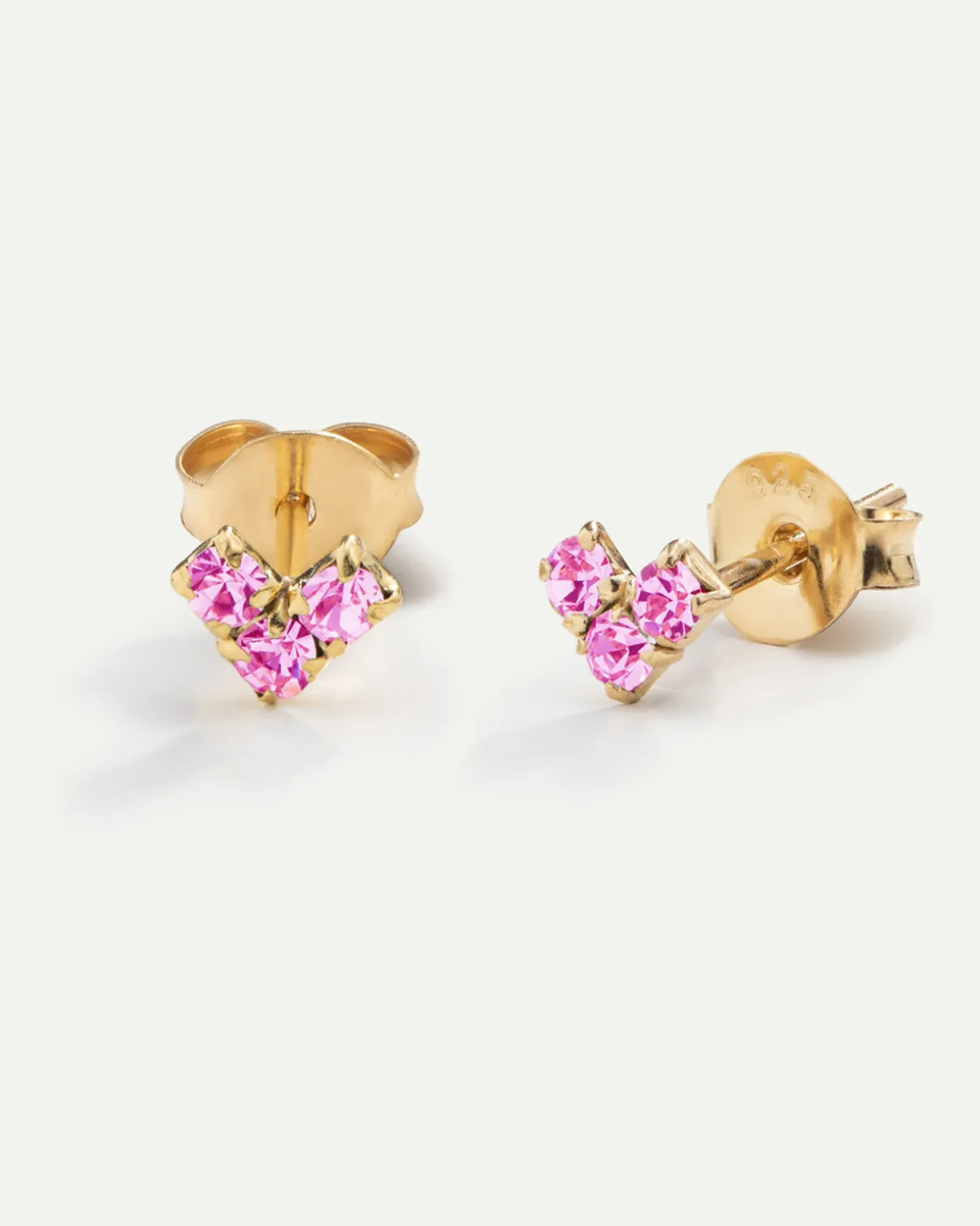 PENDIENTES VIRGO PINK GOLD