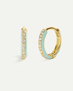 PENDIENTES ZENDA CELESTE GOLD