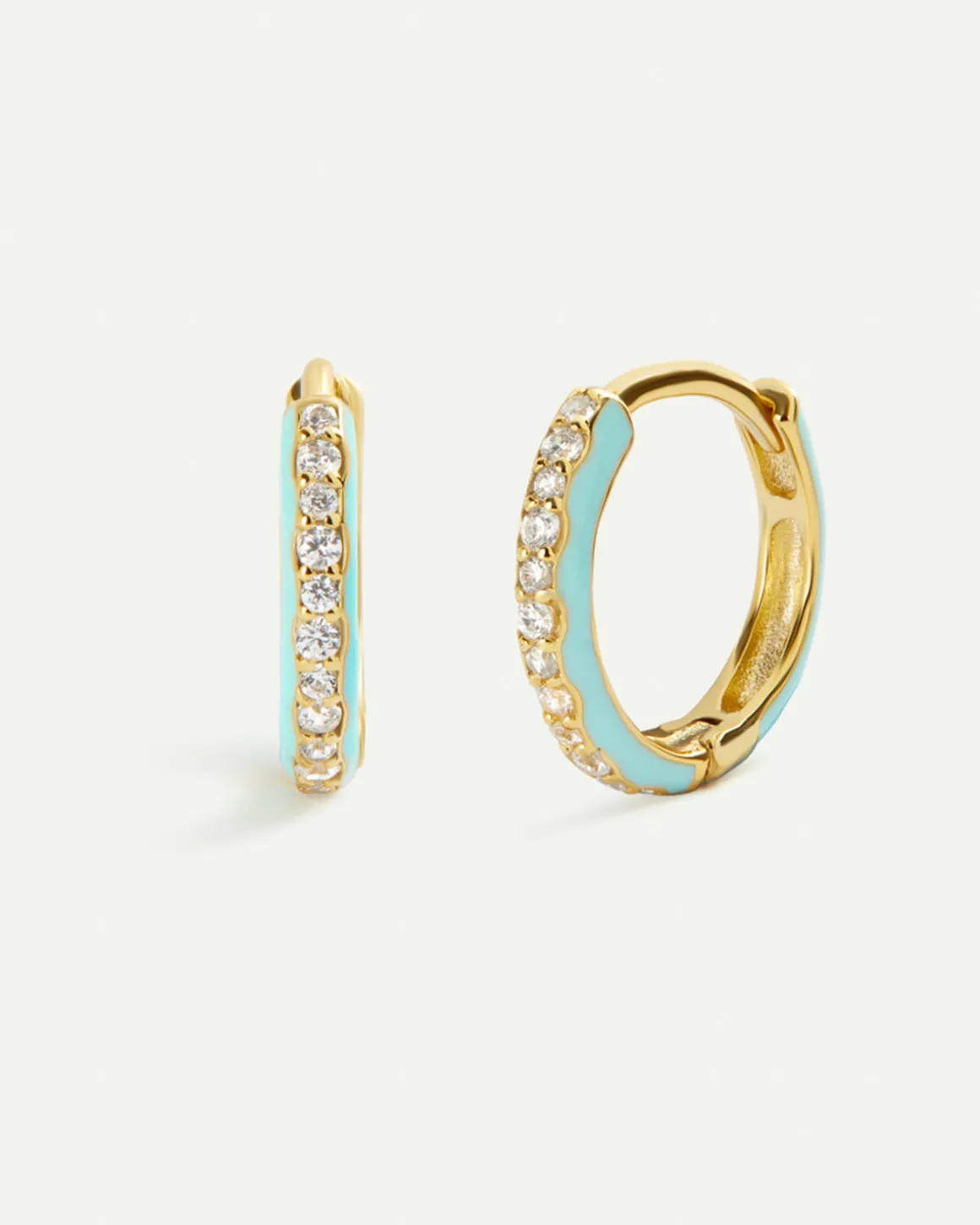PENDIENTES ZENDA CELESTE GOLD