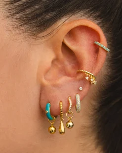 PENDIENTES ZENDA CELESTE GOLD