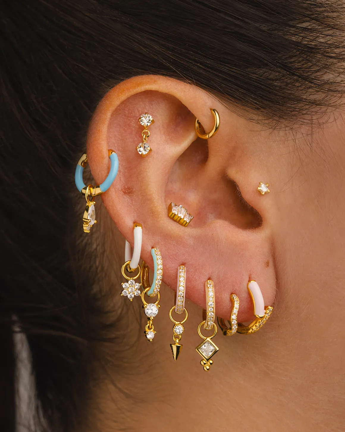 PENDIENTES ZENDA PEACH GOLD