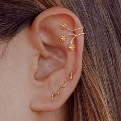 PENDIENTES ZIGZAG THIN GOLD