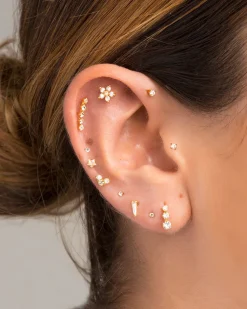 PIERCING DALIA GOLD