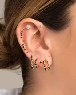 PIERCING DALIA SILVER