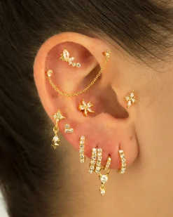PIERCING FLOWER GOLD