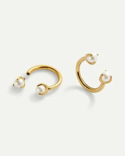 PIERCING LIEBE PEARL GOLD