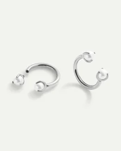 PIERCING LIEBE PEARL SILVER