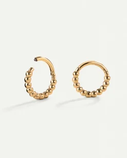PIERCING LOOP BALLS GOLD