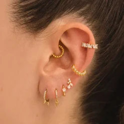 PIERCING LOOP BALLS GOLD