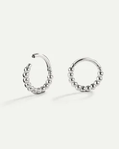 PIERCING LOOP BALLS SILVER