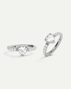 PIERCING LOOP LADY L SILVER