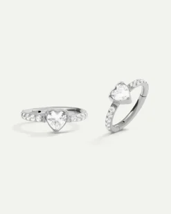PIERCING LOOP LADY M SILVER