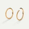 PIERCING LOOP XL TWIST GOLD