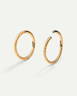 PIERCING LOOP XL TWIST GOLD