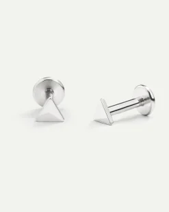 PIERCING TRIANGLE SILVER