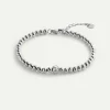 PULSERA BALLS BRIGHT SILVER