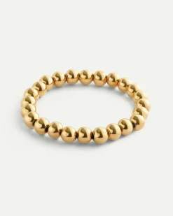 PULSERA BALLS L GOLD