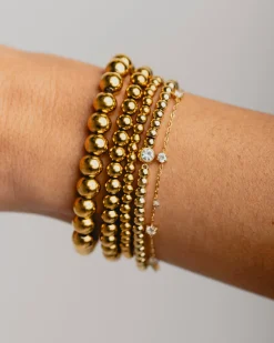 PULSERA BALLS M SILVER